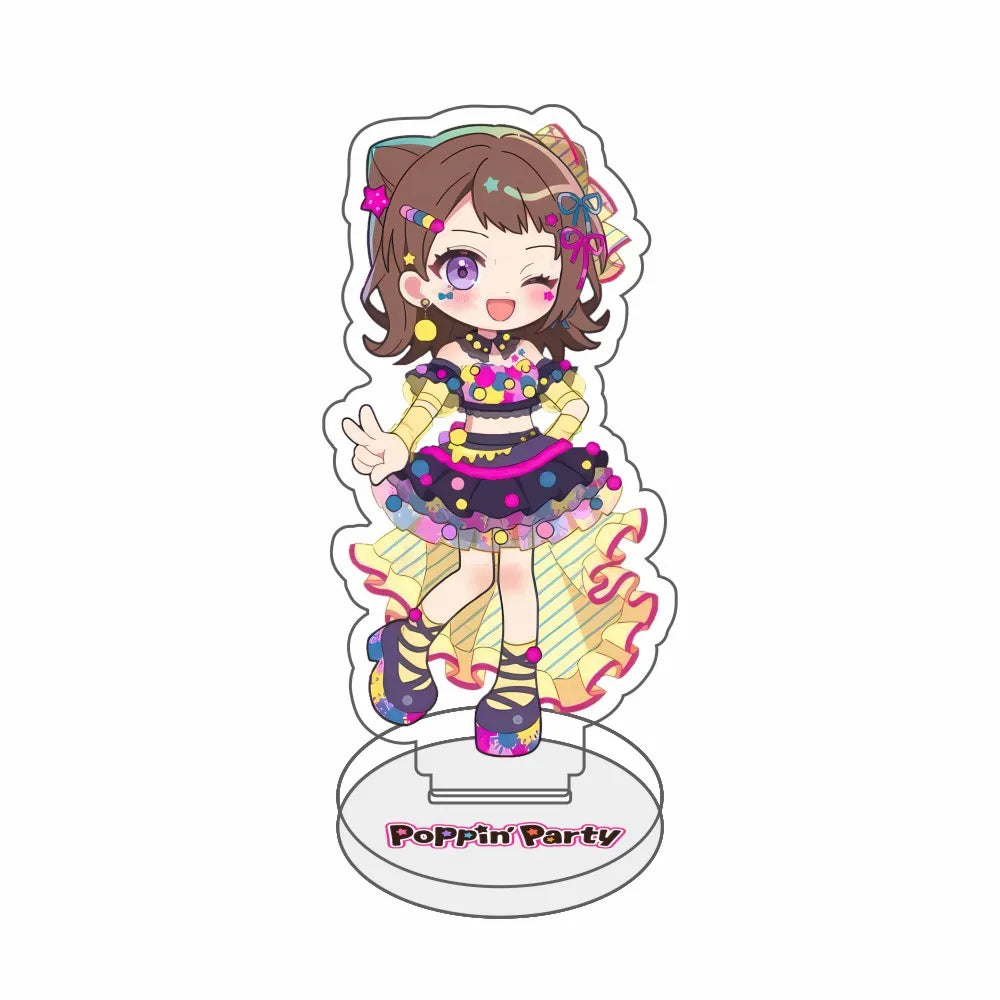 BanG Dream! Anime Acrylic Figures Stand Model Friends Keychain Fans Gifts Sakiko Soyo Display Keychain Ornaments Sweet Girl