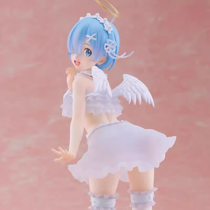 In Stock Original TAITO Re:Life in A Different World From Zero Precious Figure REM Angel Costume Anime Figure Model Collection