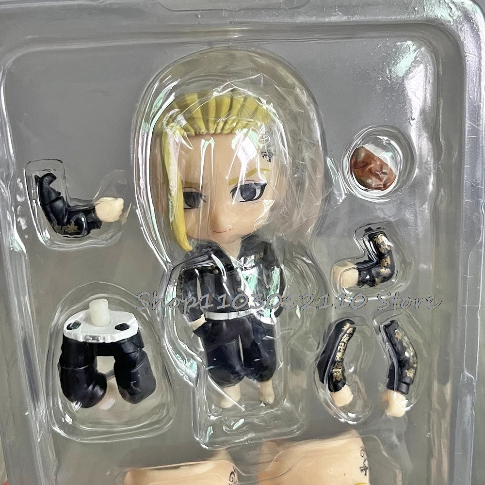 Anime GSC 1666 Tokyo Revengers 1813 Manjiro Sano Mikey Motorcycle Action Figure  Joints Movable Toys Model For Gift