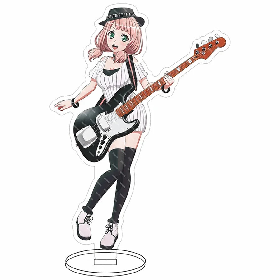 Anime Figure BanG Dream Maruyama Aya Sayo Hikawa Cosplay Acrylic Stand Model Plate Desk Decor Standing Sign Keychain Gifts