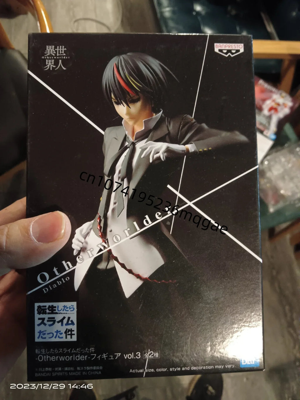 In Stock Bandai Banpresto Original That Time I Got Reincarnated As A Slime Otherworlder Rimuru Shion Souei Diablo Figure Collect