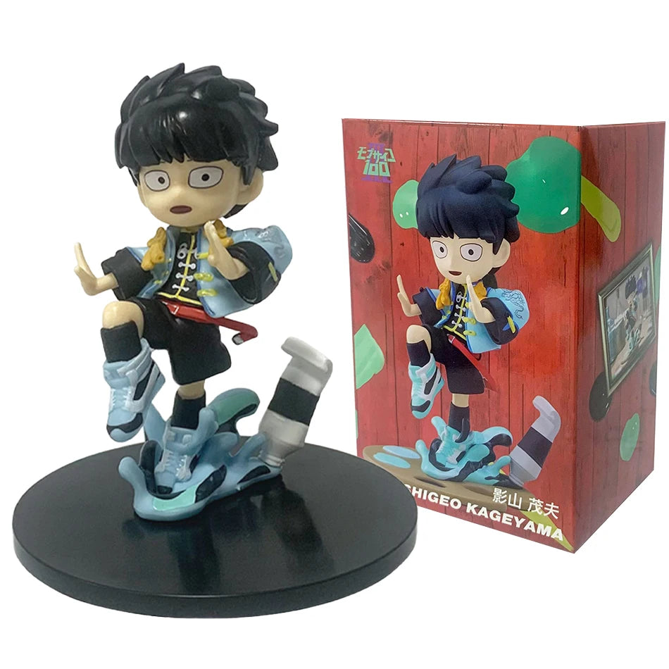 Anime Mob Psycho 100 Figures Reigen Arataka Q Edition Kawaii Figurine Toy Model Doll Desktop Ornaments Collectible Toy