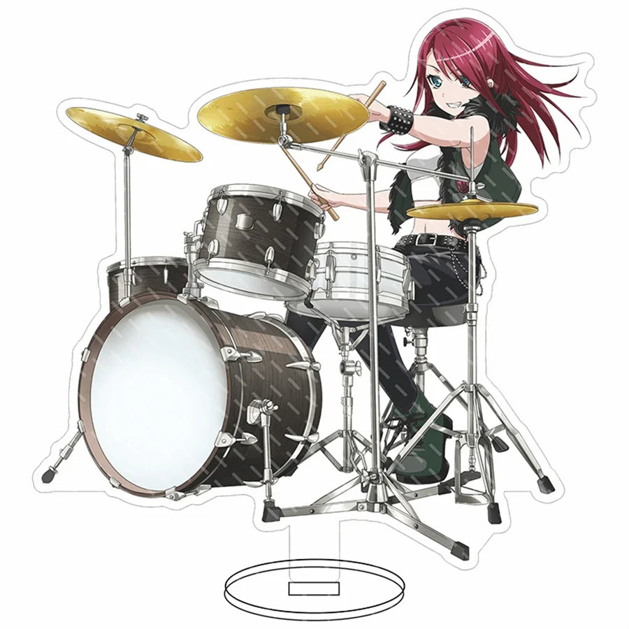 Anime Figure BanG Dream Maruyama Aya Sayo Hikawa Cosplay Acrylic Stand Model Plate Desk Decor Standing Sign Keychain Gifts