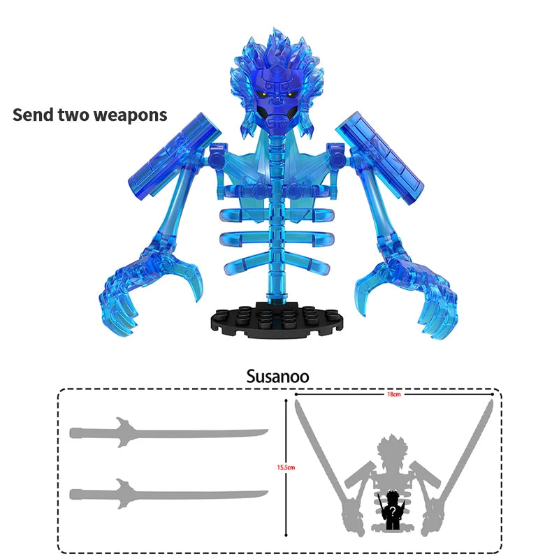 Naruto Animation Game Peripheral Toys Susanoo Sasuke Itachi Kakashi Obito Madara Shisui Anime Action Model Figures Collection