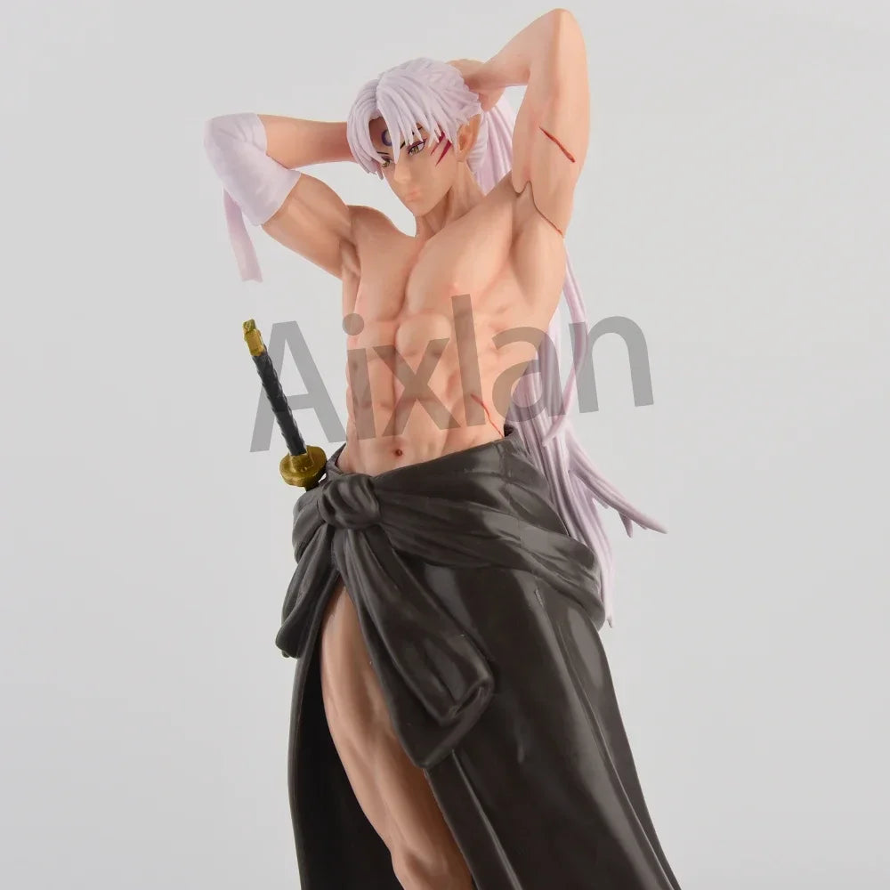 31cm Anime Inuyasha Figure Sesshoumaru Sexy PVC Action Figure Model Toys Collectible Model Toy Christmas Birthday Gifts
