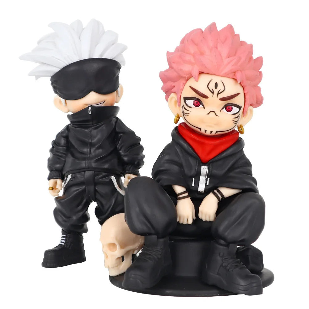 Jujutsu Kaisen Anime Figure 3 Style Satoru Gojo Action Figure Lord of the Curse Sukuna Figurine Collection Model Doll Toys Gifts