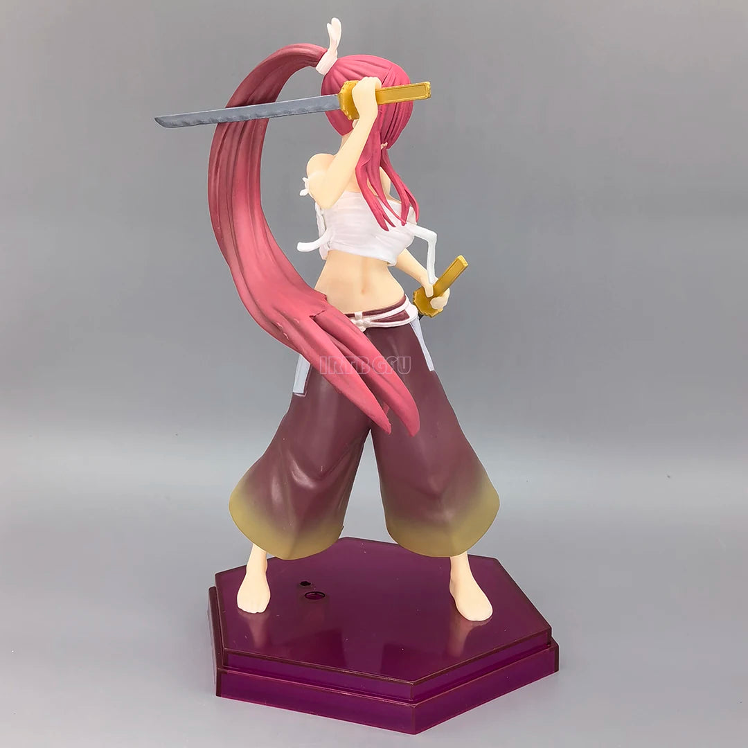 17cm Fairy Tail Final Season Erza Scarlet Demon Blade Benizakura Japan Anime PVC Action Figure Toy Game Collectible Model Doll