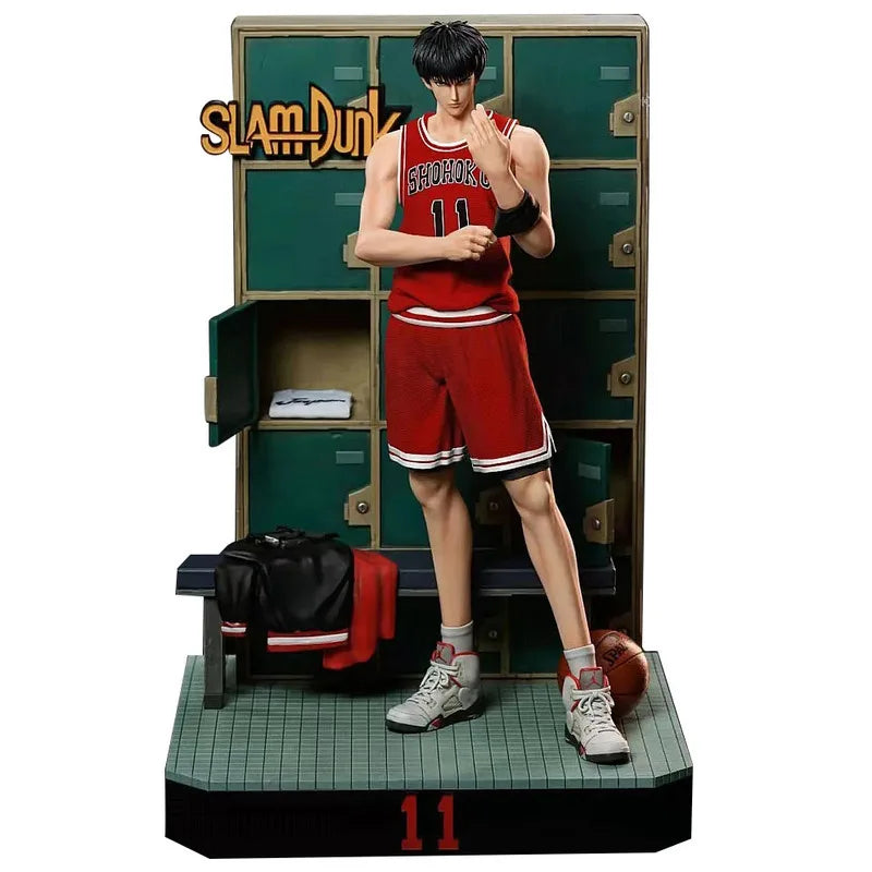 SLAM DUNK Rukawa Kaede #11 Anime Figurine Model Gk Action Figure 33cm High PVCOversize Statue Collection Toy Figma