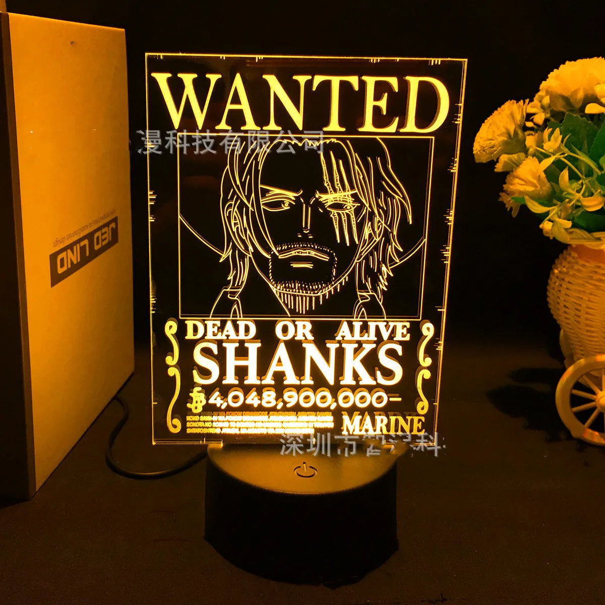 One Piece Zoro Luffy Nami Anime Night Lights Action Figure 3D LED Color Changing Toys Doll Usopp Sanji Chopper Hancock Xmas Gift