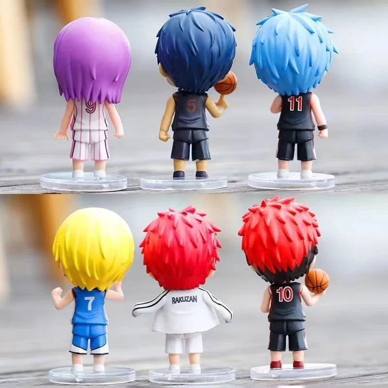 1 Buah Anime Kuroko's Basketball Action Figures Kuroko Tetsuya Kagami Taiga Statue PVC Model Basketball Team Collection Kid Toy