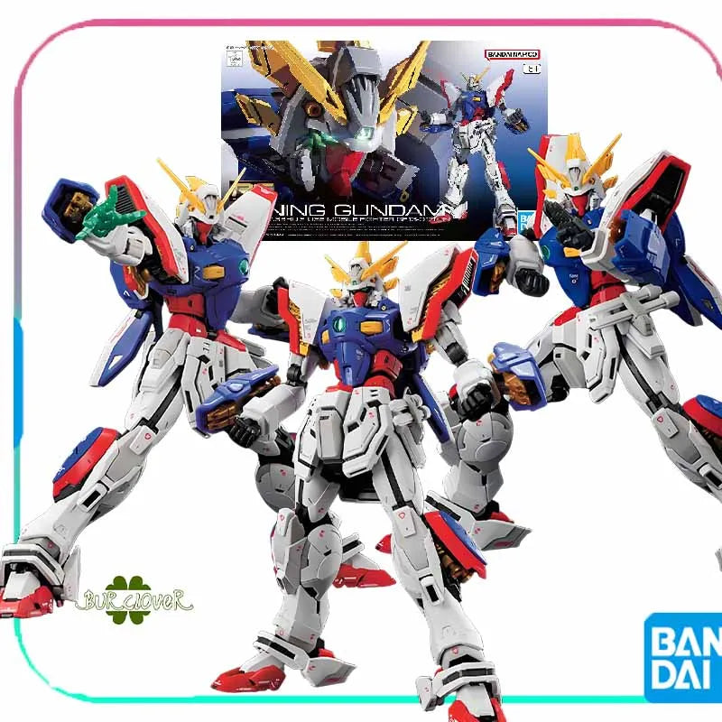 Bandai Original GUNDAM RG Series SHINING GUNDAM WING GUNDAM ZERO Anime Action Figure Assembly Model Toys Collectible Model