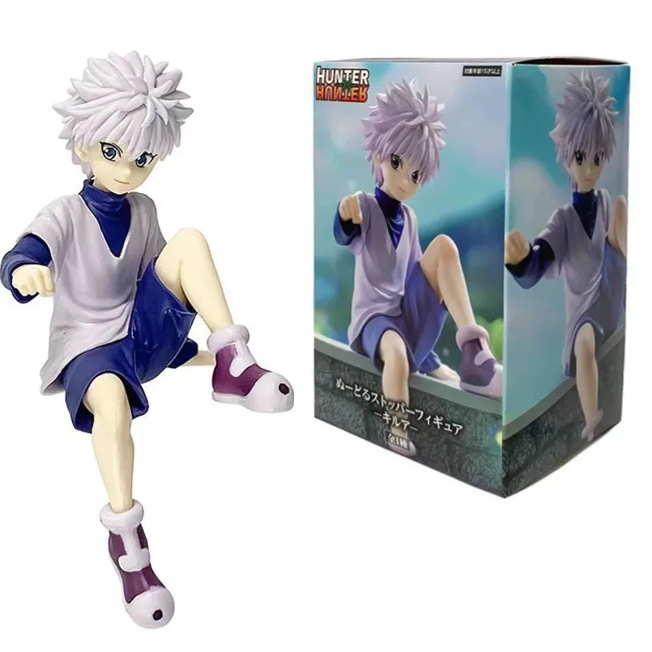 Hunter×Hunter Anime Figure Phantom Troupe Hisoka Action Figure Noodle Stopper Room Decoration Noodle Stopper PVC Model Toys