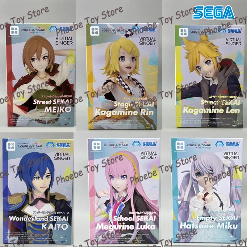 In Stock Genuine Sega Project Sekai: Colorful Stage! Decorate Collections Hatsune Miku Meiko Rin Len Kaito  Collectibles Model