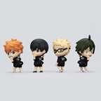 Haikyuu Anime Figures Toy Hinata Shoyo Tobio Kageyama Kei Tsukishima Tadashi Yamaguchi Toy Figures Capsule Toys