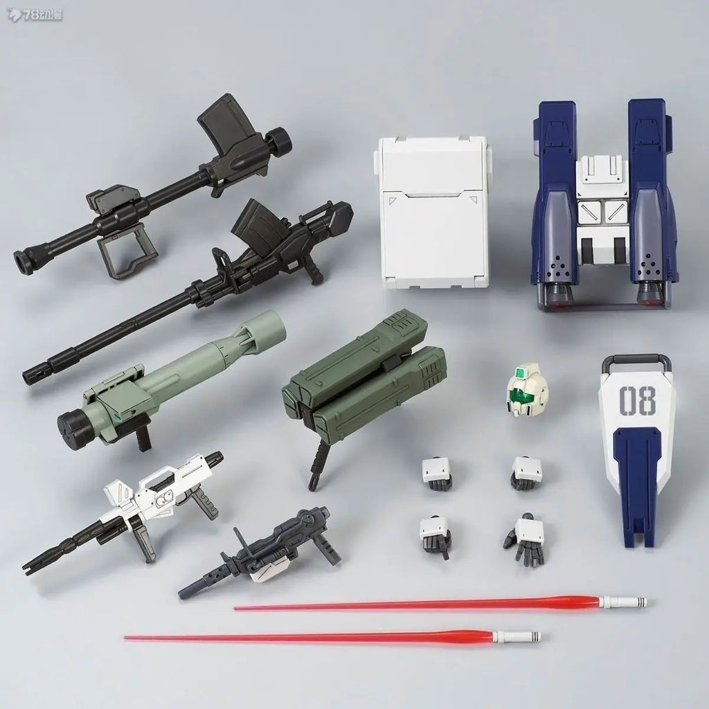 KK Model RX-79G Ground Type HGUC 1/144 Airborne Backpack Parachute Assembly Model Kit Collectible Action Figure Toys Gift