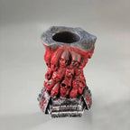 Resin Figure Berserk Skull Statue  Action Anime Figurine Model Candlestick Halloween Decoration Toys