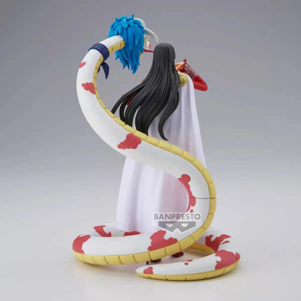 2025 New One Piece Figure POP Snake Man Empress Snake Ji Han Cook Model Desktop Decoration Ornament Anime Handmade