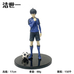 Anime 18CM BLUE LOCK Isagi Yoichi Figure Model Toy Gift Collection Action Figure Chigiri Hyoma PVC Standing Football