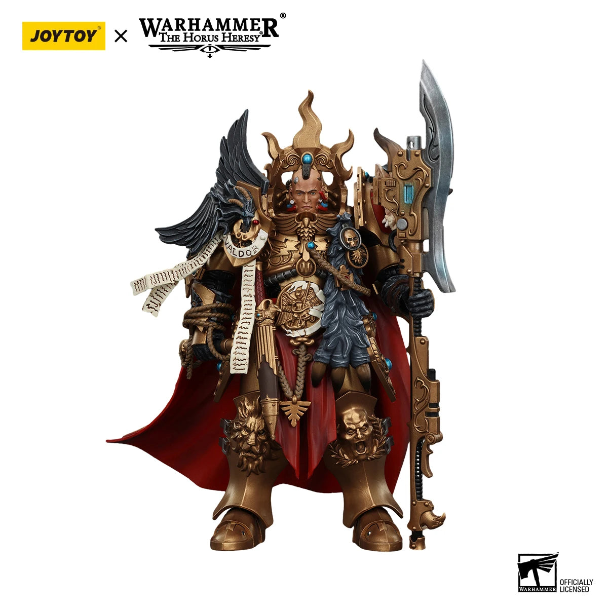 JOYTOY Warhammer 40k 1/18 Action Figures Legio Custodes Constantin Valdor, Captain-General of the Legio Custodes