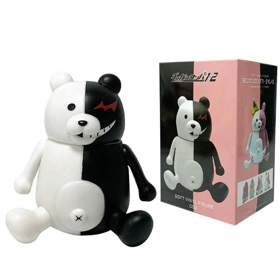 11cm/4.33in Danganronpa 1 / 2 Reload Anime Figure Bear Monokuma Action Figure Pink Rabbit Monomi PVC Collection Model Doll Toys
