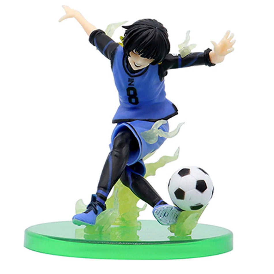 BLUE LOCK Anime Isagi Yoichi Seishiro Bachira Meguru Bachira Meguru Mikage Reo PVC Action Figures Anime Cartoon Model Toy Gift