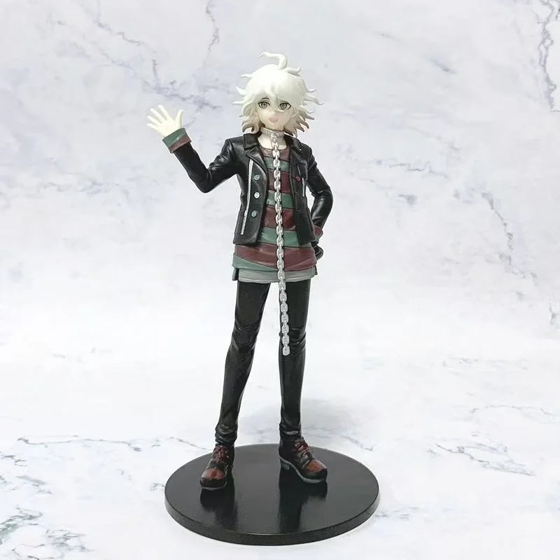 Danganronpa 2 Nagito Komaeda Model  Anime Figure Desktop Ornament Toy Collection Boys Birthday Gifts 20cm