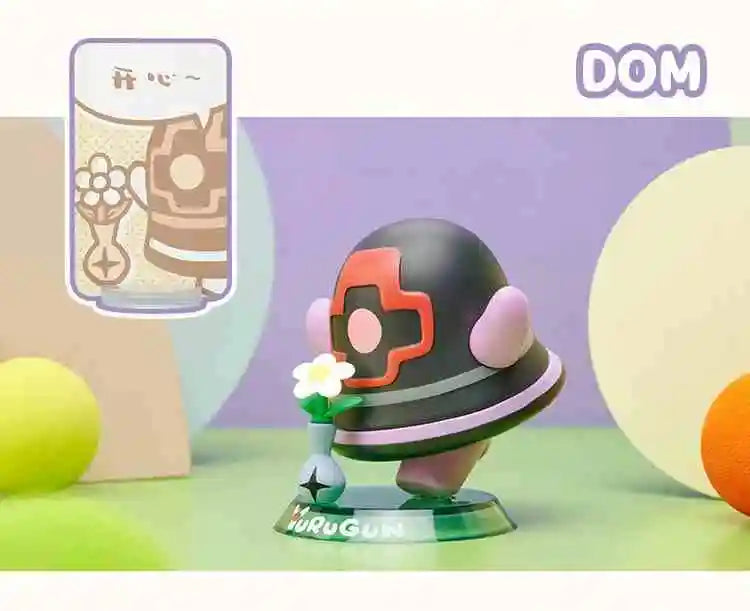 Bandai Gundam Action Figures Model YuRuGun ZAKU Char's ZAKU GM DOM SAZABI JUSTICE FREEDOM EX CASHAPON Q-version Gundam Original