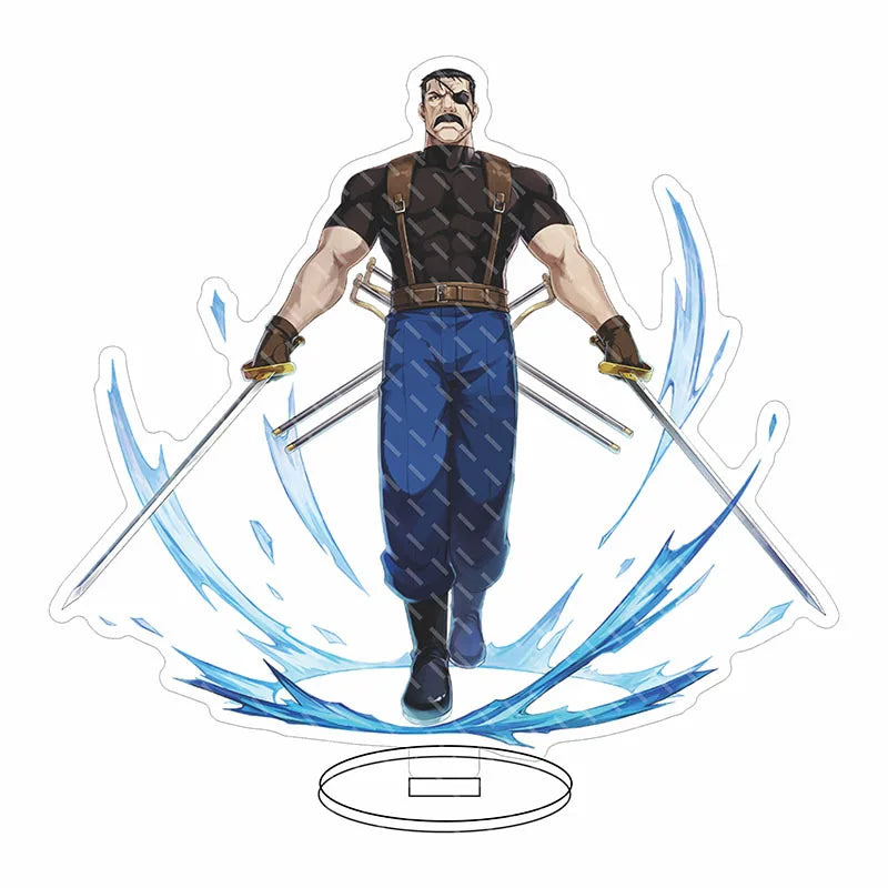 Anime Fullmetal Alchemist Acrylic Stand Action Figure PVC Desktop Stand Model Toy Christmas Gif