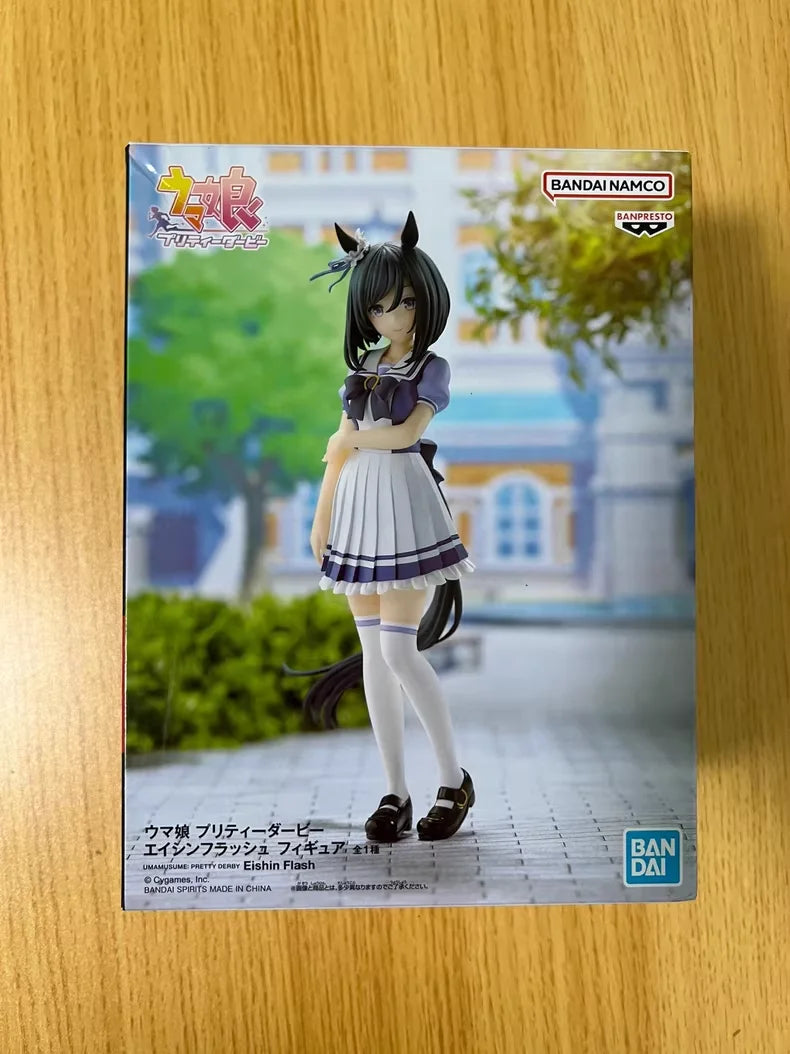 Original In Stock Brand New Bandai Banpresto Uma Musume Pretty Derby Eishin Flash Anime Action Figures Model Gift Decoration