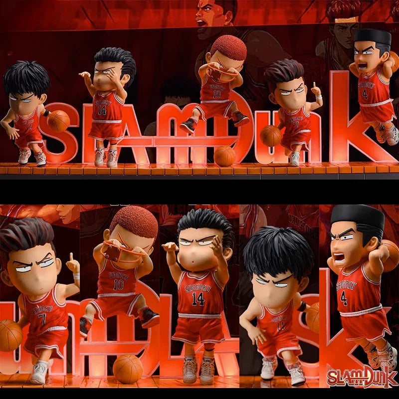 SLAM DUNK Figure Sakuragi Hanamichi Akagi Takenori Rukawa Kaede Ryota Miyagi Hisashi Mitsui Anime Collection Toys for Kids Gift