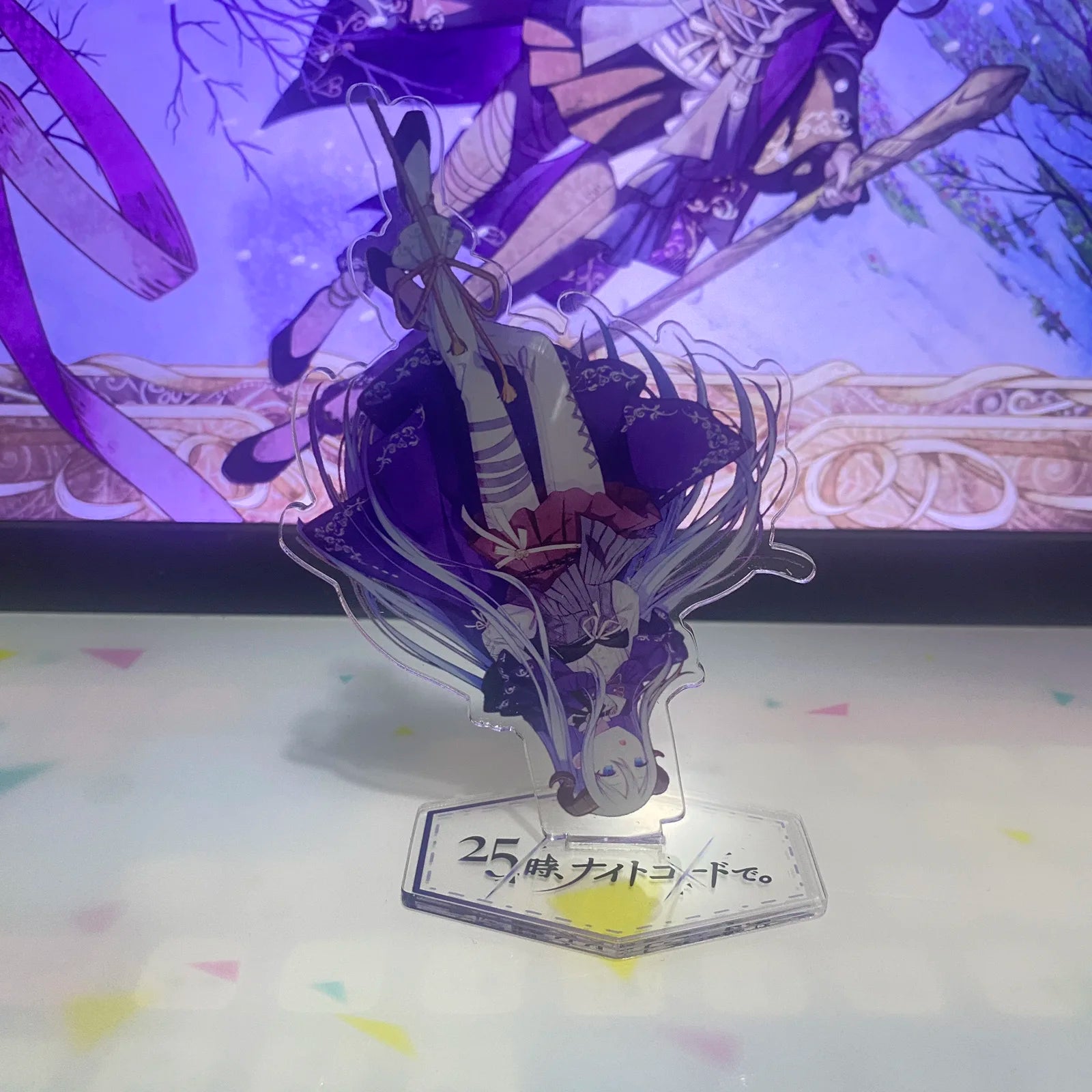 Anime Project Sekai Yoisaki Kanade Asahina Mafuyu Akiyama Mizuki Shinonome Ena Acrylic Stand Model Desk Display Standing Figure