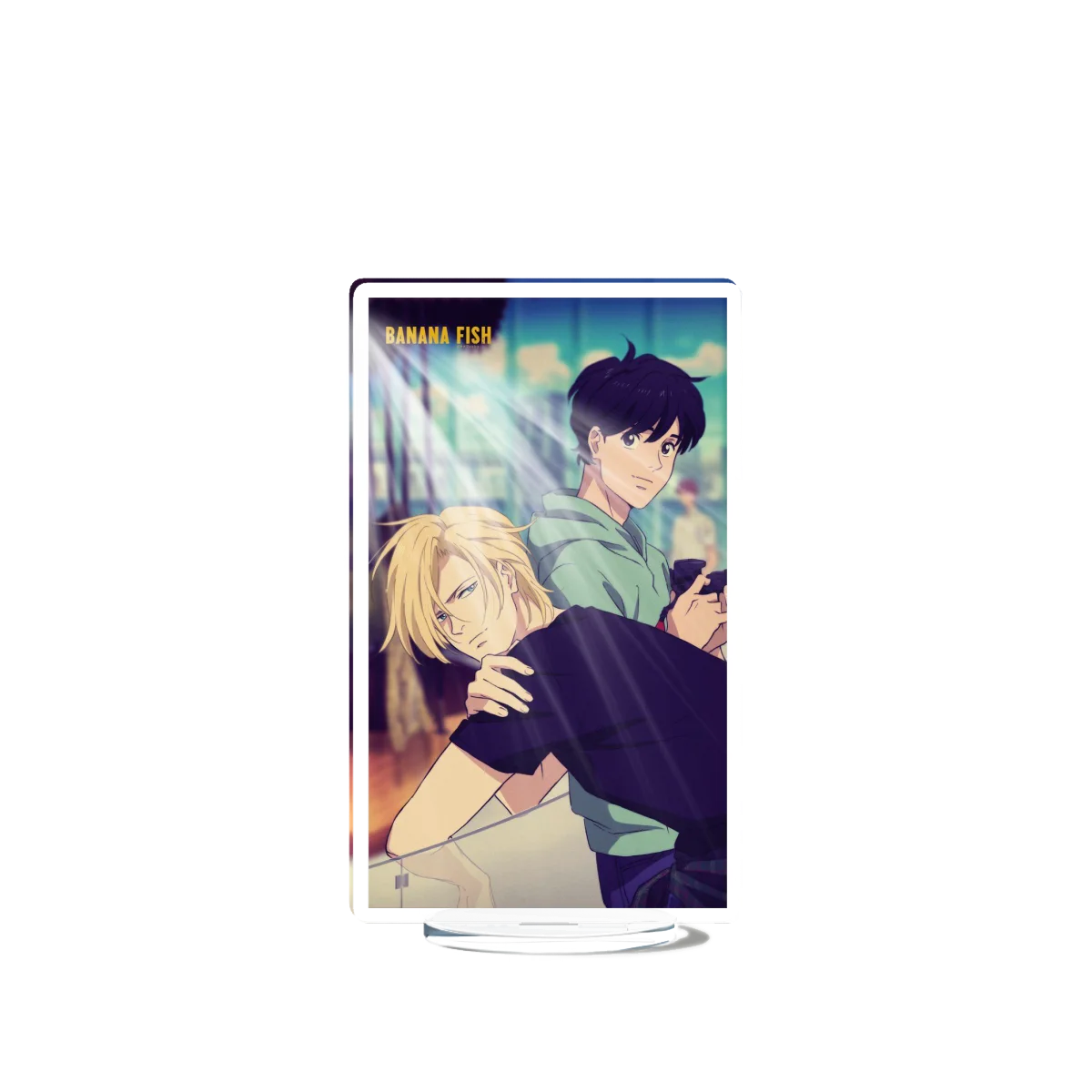 Banana Fish Ash Lynx Stand Model Plate Decoration Desk Figure Display Couple Gift Television Animation Prime Product Peripheral