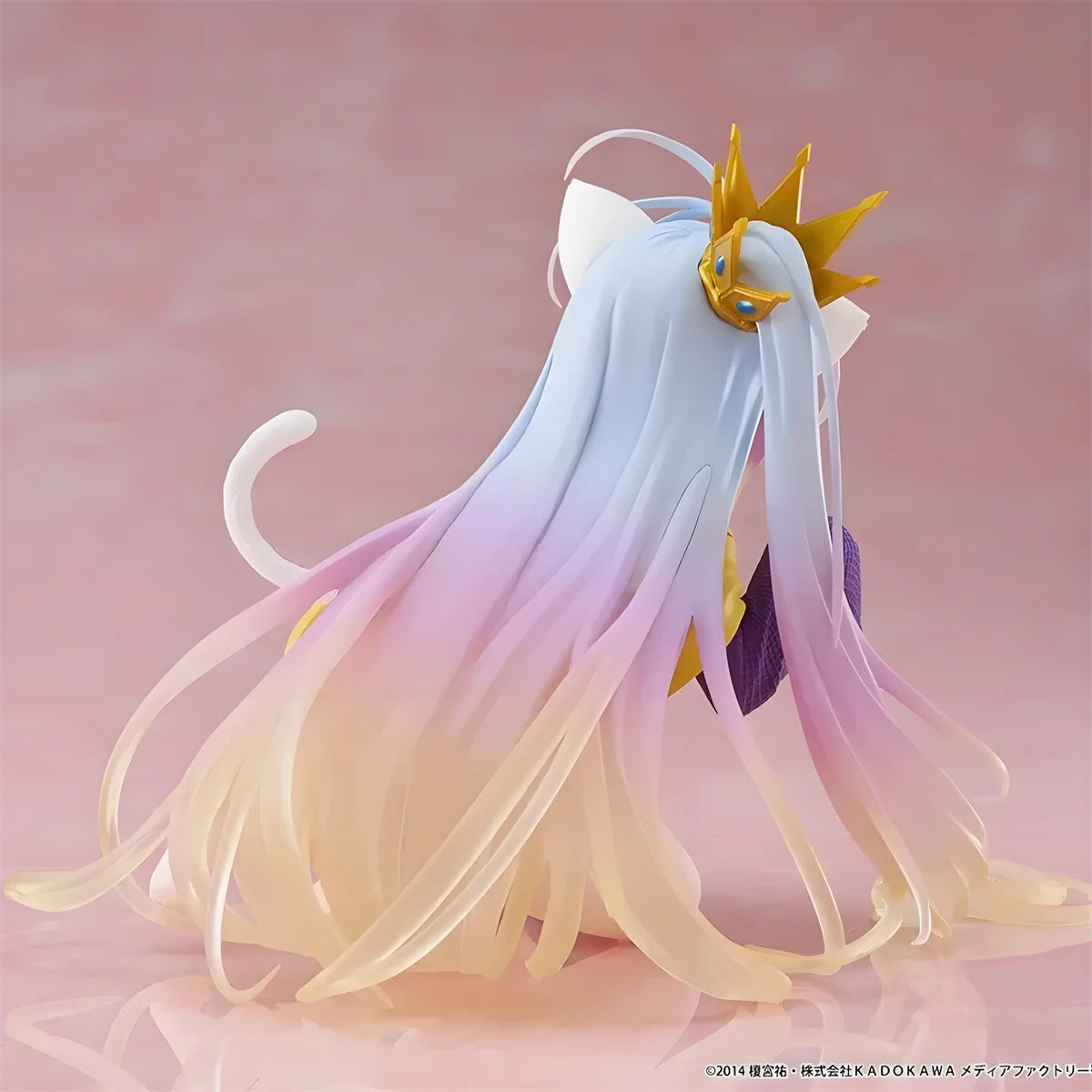 In Stock TAiTO Desktop Cute NO GAME NO LIFE Shiro ~Cat Ear Sleeve Jacket Ver.~ 13CM PVC Anime Action Figures Model Ornament Toy