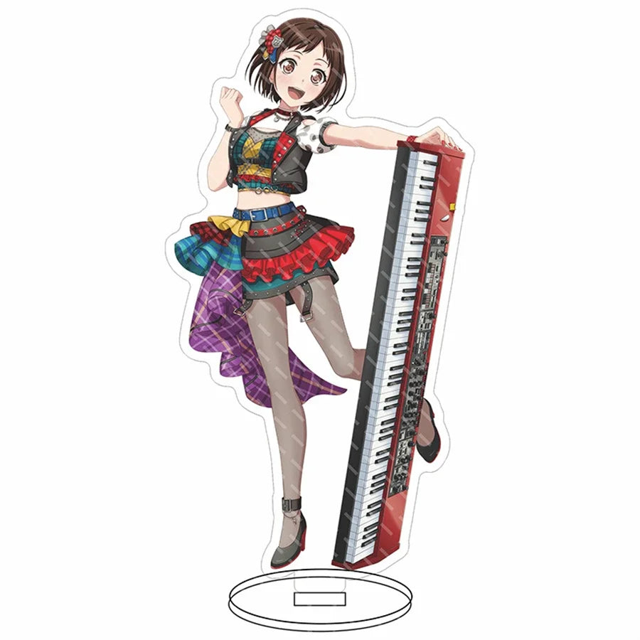Anime Figure BanG Dream Maruyama Aya Sayo Hikawa Cosplay Acrylic Stand Model Plate Desk Decor Standing Sign Keychain Gifts