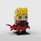 203PCS MOC Famous Animation Figures Trigun Brickheaded Models Sets DIY Creative Bricks Assembly Toy Kids Gift Collection Display