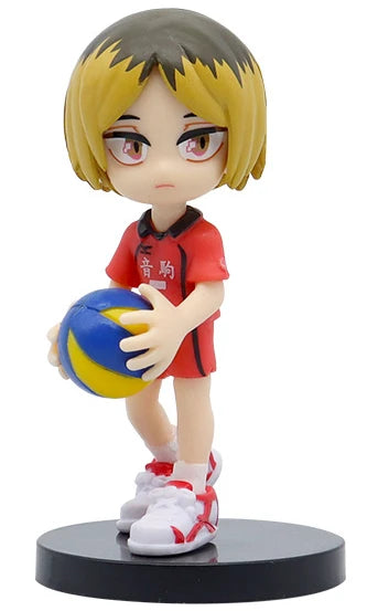 10cm Haikyuu Volleyball Shoyo Hinata Action Figure Q Version Tobio Kageyama koutsrou Figurine PVC Collection Doll Gift Kid Toys