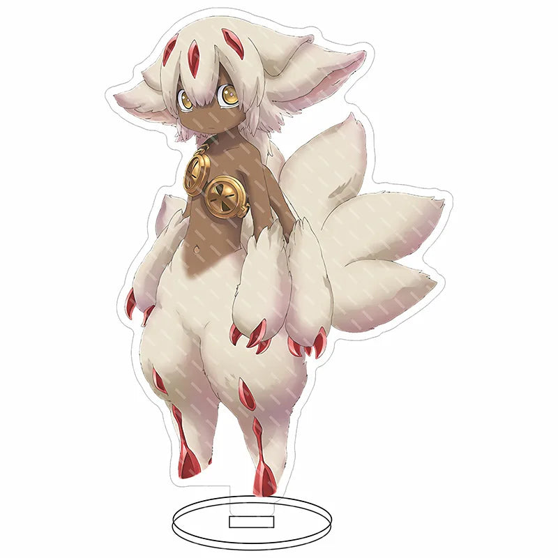 Made In Abyss Anime Acrylic Stand Model Figures Riko Nanachi Cosplay Creative Model Plate Desk Decor Cute Standing Sign Gifts