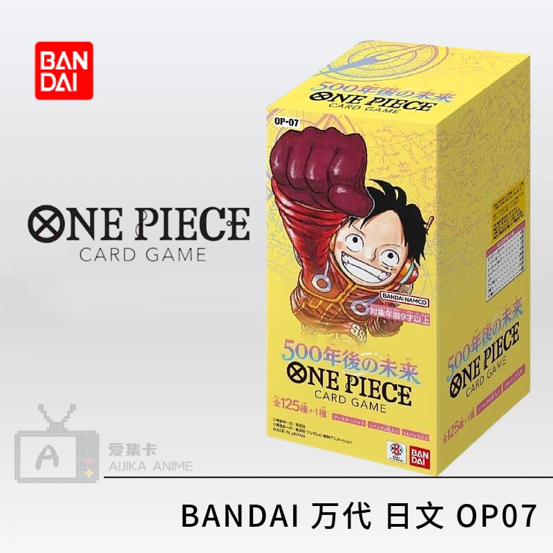 In Stock Bandai Original One Piece Anime Card OPCG OP01-OP13 EB02 EB03 Full Set Box Anime Manga TCG Cards for Collectors Gifts