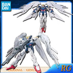 Bandai Original Genuine RG WING GUNDAM ZERO EW Anime Action Figures Toys for Boys Girls Kids Gift Collectible Model Ornaments