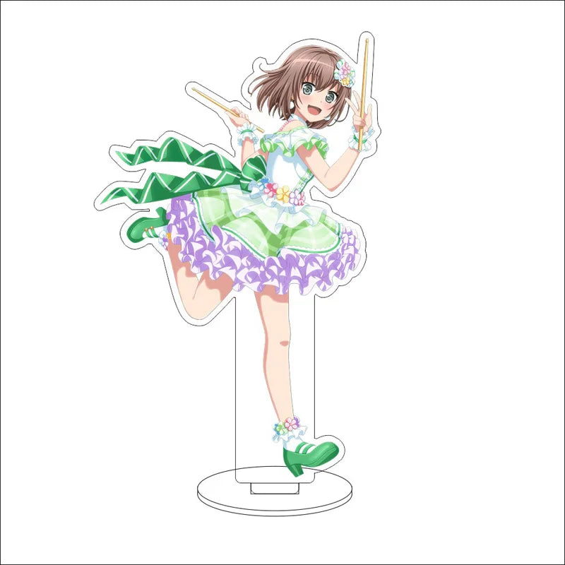 Anime BanG Dream! Acrylic Stand Ornaments Kasumi Toyama Ran Mitake Aya Maruyama Yukina Minato Figure Stand Halloween Gifts