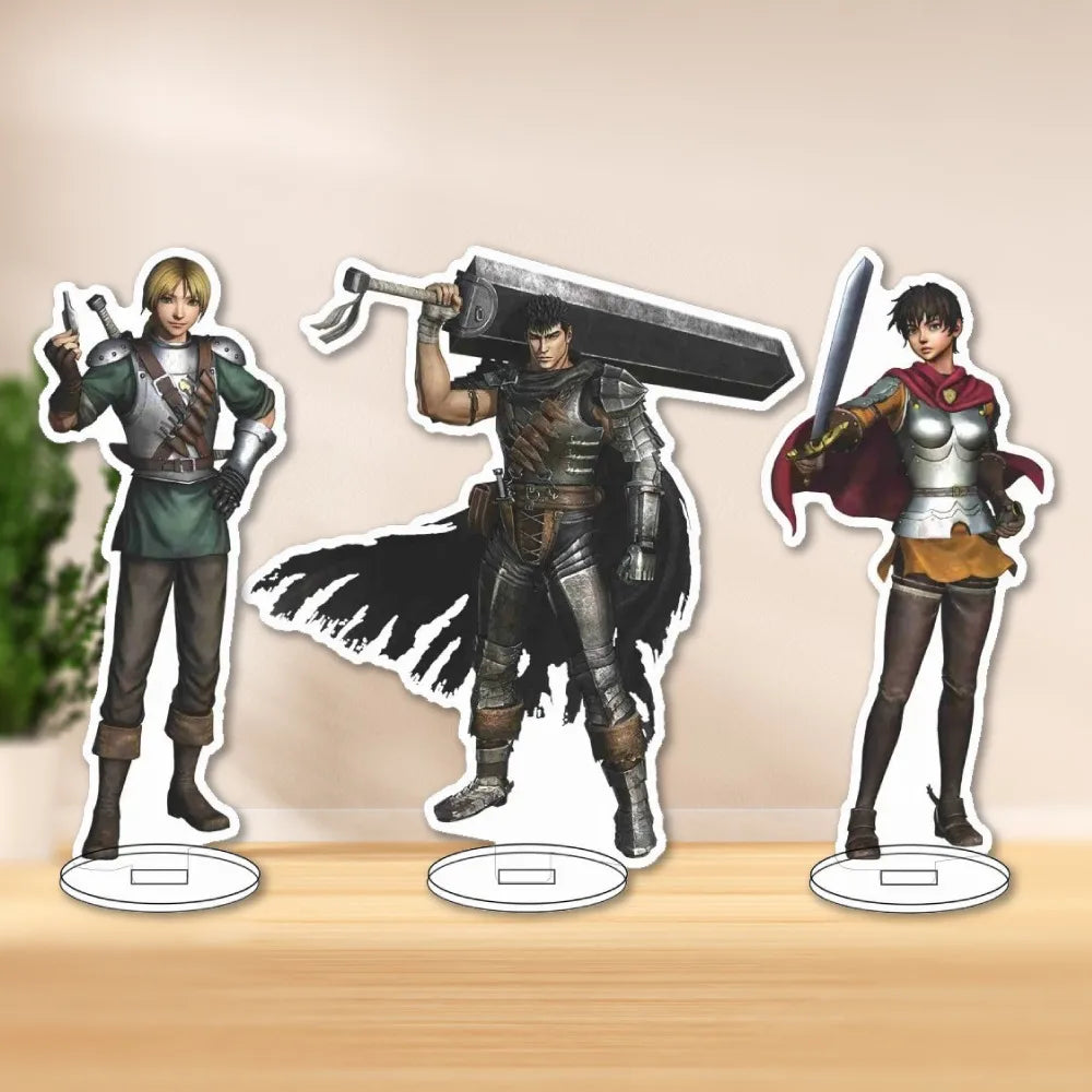 Diy Berserk Anime Game Peripherals Figure Show Custom Transparent Acrylic Stand Model Cartoon Desktop Ornament Creative Gifts