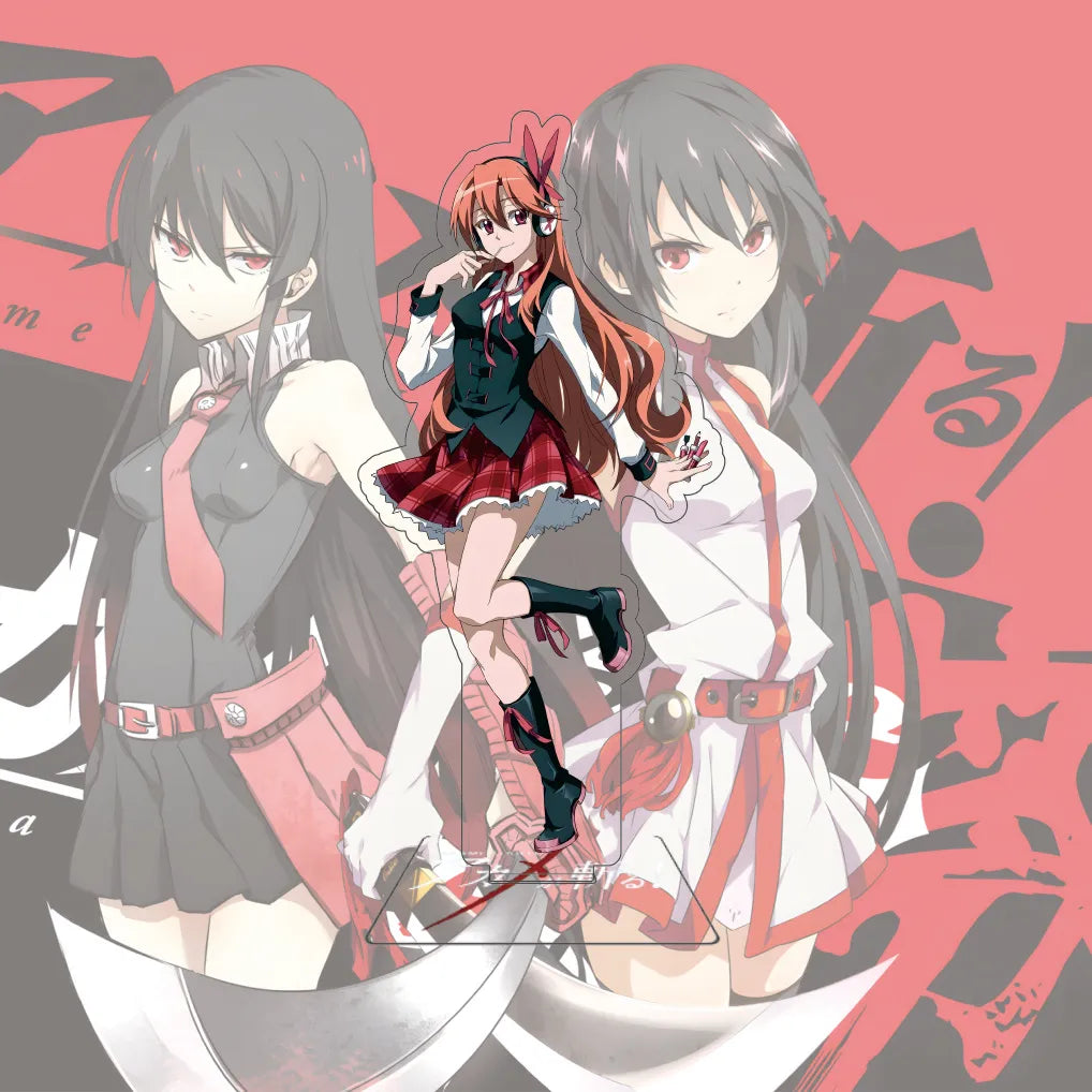 Anime Akame ga KILL 15cm Acrylic Stand Model Cosplay Characters Ornament Accessories Goods Collection Gifts