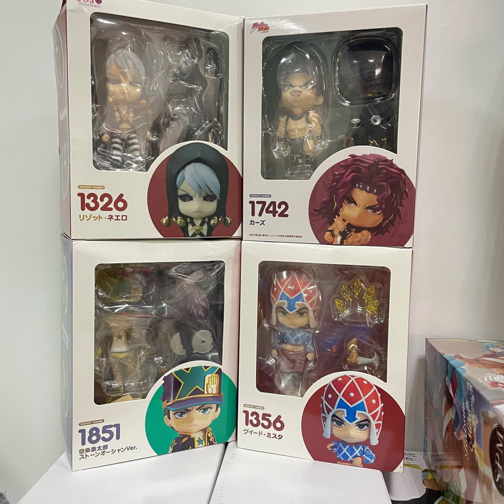 JOJO's Bizarre Adventure Anime Figures Guido Mista 1356 Risotto Nero 1326 Kars 1742 Kujo Jotaro 1851 Action Figure PVC Toys Doll