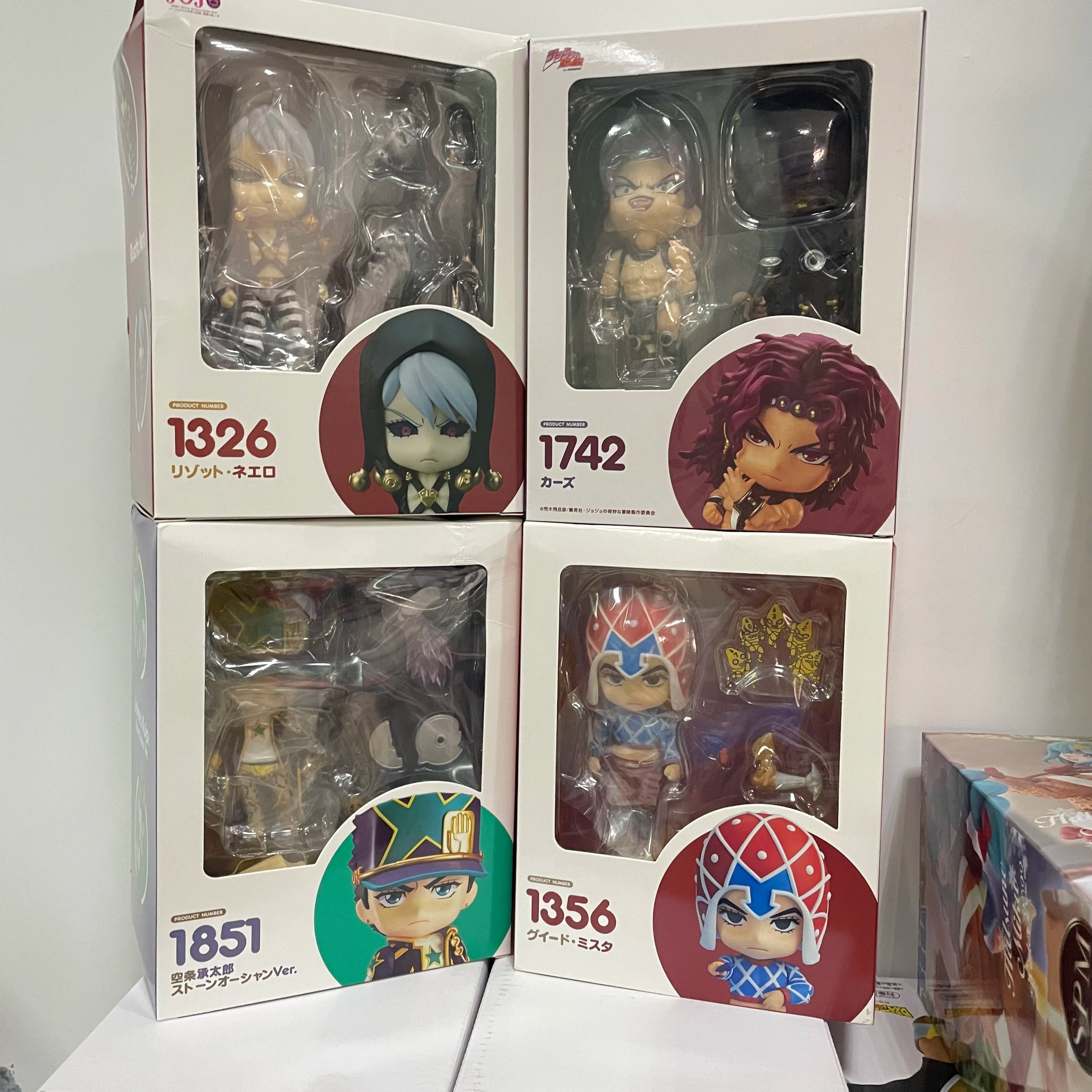 JOJO's Bizarre Adventure Anime Figures Guido Mista 1356 Risotto Nero 1326 Kars 1742 Kujo Jotaro 1851 Action Figure PVC Toys Doll