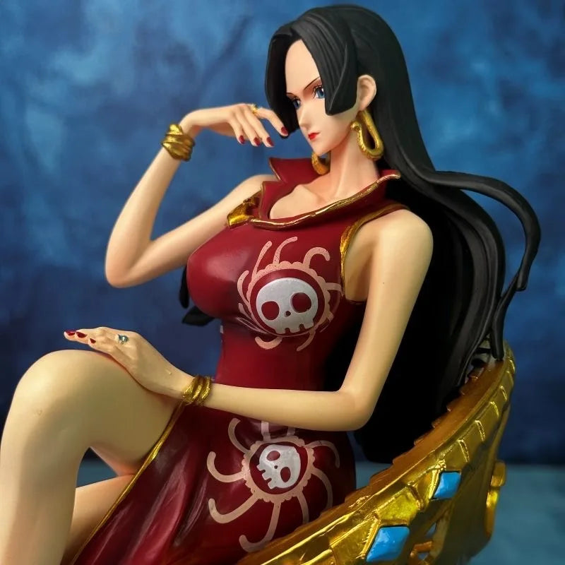 One Piece Seven Deadly Sins Empress Sofa Ornament BT Hancock Beautiful Girl Handmade Collectible Action Figure Gift