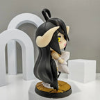 12cm Anime Overlord Pillow Albedo Q Version Figurine Model Doll Pvc Collection Desktop Decoration Fashion Birthday Toy Gift