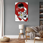 Hajime no Ippo Anime Video Game Canvas Art Poster  Modern Wall Art Picture Print for Family Bedroom Decor