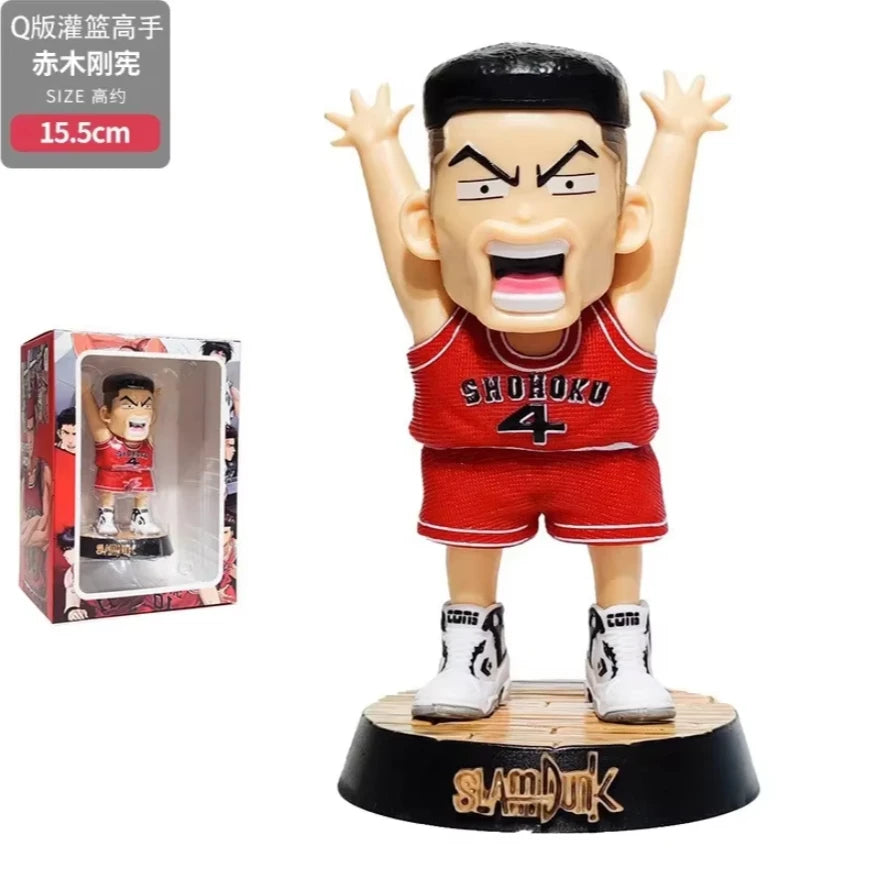 New SLAM DUNK Takenori Akagi Action Figure Cartoon Kaede Rukawa Model Decoration Chibi Anime Merchandise Holiday Gift