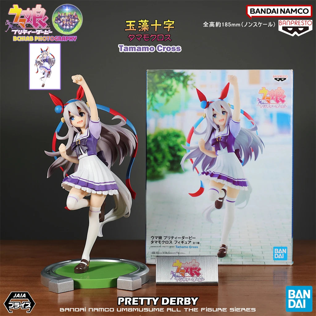 New in Stock Bandai Pretty Derby Special Week Daitaku Helios Silence Suzuka Oguri Cap Figurines Ornaments Anime Models Gifts
