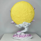 One Piece Anime Figures Nika Sun God 5 Gear Luffy Flying To The Moon Model GK Statue Glowing Trendy Collectible Ornament Gifts